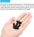 MECCANIXITY 30pcs 7.5mm Stylus Pen Fine Tips, Conductive Rubber Capacitive Touch Screen Pens, Soft Universal Replacement