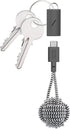 Native Union Key Cable - Durable USB-C to Lightning High Speed Charging Cable with Key Fob for iPhone 14, 13 (Zebra)