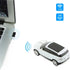 3C Light Car Shape Wireless Mouse, 2.4GHz Optical Mice 1600 DPI with USB Receiver for PC/Computer/Laptop (White)