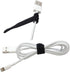 Reusable Cable Ties, 1/2" x 8" for Cable Management, 60 Pack (Black)