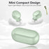 MOZOTER S8 Mini Wireless Earbuds Bluetooth 5.3, 60Hrs Playtime with Charging Case, Premium Sound for Sport, Green