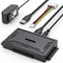 FEMORO Hard Drive Reader 4-in-1, M.2 SATA IDE to USB Docking Station, 10Gbps
