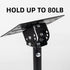 Heavy Duty Speaker Mounts Support up to 80lb | Speaker Wall, Ceiling, or Shelf Mount | Speaker Wall Mount Brackets Holders and Stand Mount | Adjustable Swivel & Tilt (2 Packs,Black)