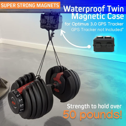 Waterproof Twin Magnetic Case for Optimus 3.0 GPS Tracker - Tracker Not Included