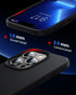 OuXul 13 6.1 inch(Black) Designed for iPhone Pro Case,Shockproof Liquid Silicone Protective Phone Case with Soft