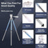 Fotopro 40 Inch FY-583 Phone Tripod Lightweight Travel Tripod for Camera with Phone Mount Portable Vlogging Video Blue