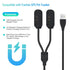 Gltire 2-in-1 Portable Magnetic Quick Charge Cable | Anti-Lost Heavy-Duty | Replacement for Tractive Dog GPS Tracker |