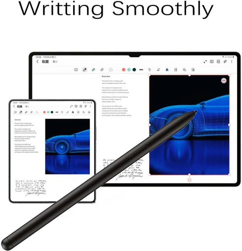 Galaxy Tab S9 Ultra S Pen Replacement with Bluetooth for Samsung Galaxy Tab S9/S9 Plus/S9 Ultra, Graphite