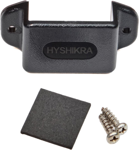 Universal Ham Radio Hanger Holder Mount with Adhesive Back, Pre-Drilled Holes with Self-Tapping Screw for Baofeng