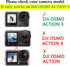 Screen Protector for DJI OSMO Action 3 Camera + Lens Cap Cover, 0.3mm 9H Hardness Tempered Glass