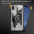 CARLOCA iPhone XR Case - Western Cowboy Skull Graphic Design, Shockproof Anti-Scratch Hard Back Case for Apple iPhone
