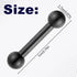 Qulkws 17mm 70mm Ball Adapter Balls Mounts Double Ball Extender for GPS Cell Phone Action Camera on Motocycle Vehicles