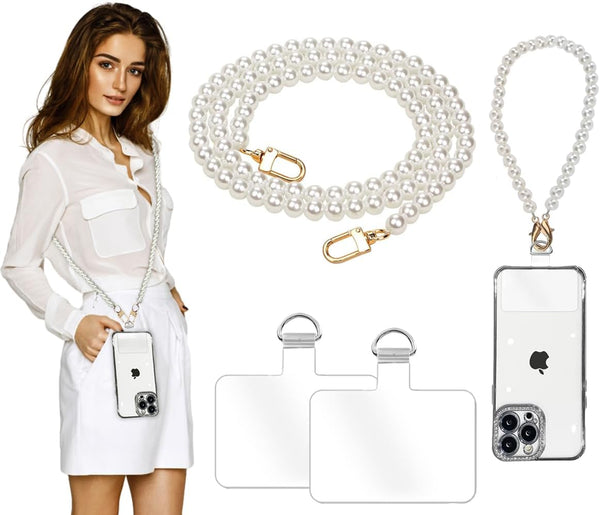 Turkalla 2Pcs Phone Crossbody Lanyard and Wrist Strap, Universal Cell Phone Lanyard Strap