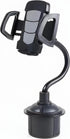 Bokexing Car Cup Holder Phone Mount, Automotive 360 Rotatable Adjustable Gooseneck Height Cell