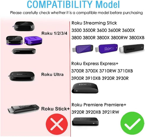 Replace Roku Voice Remote Charger 5V USB Power Cord Compatible with Roku Voice Remote Pro Rechargeable Voice Remote, Roku Micro USB Power