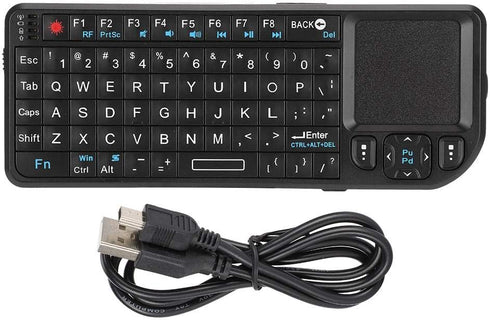 2.4G Pocket Mini Keyboard - Mini USB Keyboard with Touchpad Mouse for Windows 2000/XP/Vista/7/OS 10.x