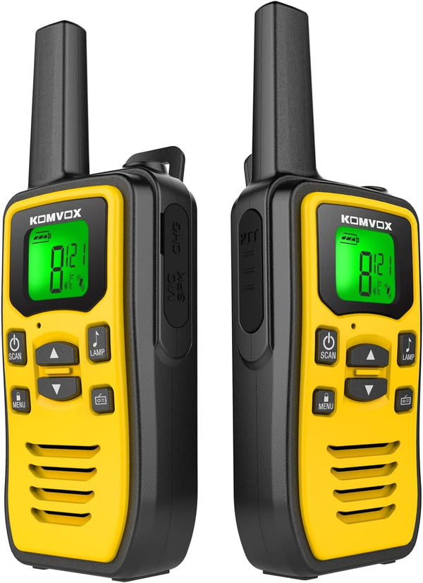 Professional Walkie Talkies for Adults, Rechargeable Long Range Two Way Radios with NOAA Weather Alert