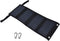 plplaaoo Solar Panel, 20W Portable Battery Charger, High Conversion Rate Solar Maintainer with USB Output for Cellphone