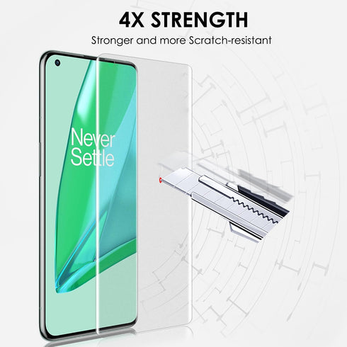 Matte Screen Protector for OnePlus 9 Pro - Tempered Glass UV Set, Anti-Glare, Anti-Fingerprint, 9H Scratch Resistant
