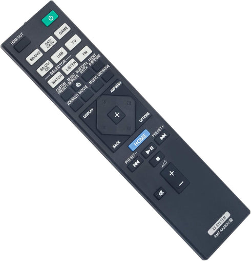 RMT-AA320U Replacement Remote Control for Sony Multi Channel AV Receiver STR-ZA810ES STR-DN1080
