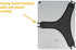 TFY 12.9" Hand Strap Holder Finger Grip with Soft PU, Compatible with iPad Pro and More (Black)