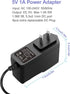 iCreatin 5V 1A 5W 100V-240V 5 1Amp 0.5A Power Supply Adapter AC/DC Charger AC to DC Volt Replacement Power Cord USB