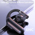 Single Ear Bluetooth Headset, 5.3 Wireless Earpiece with Built-in Mic Battery Display for Cell Phone Computer