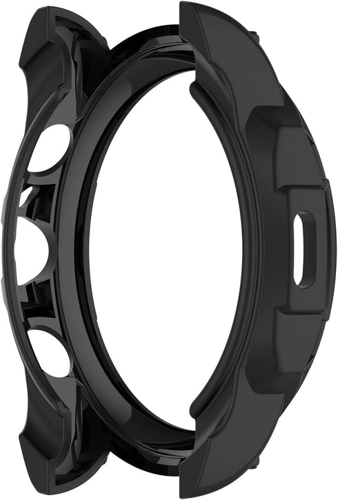 FitTurn Full Edge Protection Case for Fossil Men's Gen 6 44mm & Women's Gen 6 42mm Smartwatch - Shockproof Bumper Shell