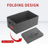 DVD Storage Box - Pack of 3 Stackable DVD Case Holder Organizer, Holds up to 75 DVDs - Grey