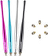 AULEEP Capacitive Stylus Pens for Touch Screen, 4 Pack, 6 Nanofiber Tips Compatible for Phones, Tablets, iPads