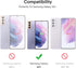 JETech 2-Pack Screen Protector for Samsung Galaxy S21 6.2" - HD Clear Tempered Glass with Camera Lens Protector & Easy