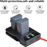 Batmax 2Pcs NB-2L NB-2LH Battery + USB LED Charger for Canon PowerShot G7, G9, S80, S70, EOS 350D, 400D