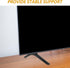 MUSISALY 2 40 Inch Pairs TV Stand Legs: Smart TV Support with Hardware, Non-Slip Pedestal Feet for Flat Screen
