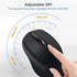 Wireless Mouse, Bluetooth 5.2 & 2.4G Dual Mode Connectivity, Ergonomic Optical Mouse for Laptop/PC/iPad/MacBook Pro