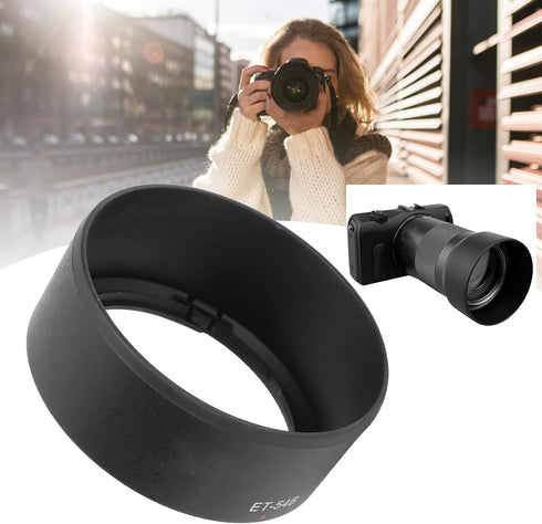 ET 54B Reversible Lens Hood for Canon EF M 55-200mm F 4.5-6.3 is STM Lens Accessories