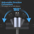 Retractable Car Charger, 66W 4 in 1 Super Fast Charging with 2 Retractable Cables and 2 USB Ports for iPhone