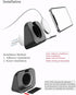 Phone Wall Mount for Magsafe Charger | Bedside Holder Compatible with Magsafe Accessories for iPhone 12/12 Pro/13 Pro