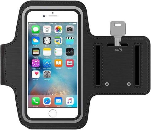 MMOBIEL Arm Phone Holder for Running - Compatible with iPhone 15/14/13 Mini/12 Mini/SE 2020/8/7/6