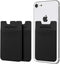 Sinjimoru Basic Cell Phone Wallet Stick on, Card Holder for Back of Phone, Adhesive Stretchy iPhone Wallet, Sinji Pouch