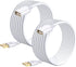 Costyle USB Extension Cable White 15ft, 2 Pack USB 2.0 Extender Cable