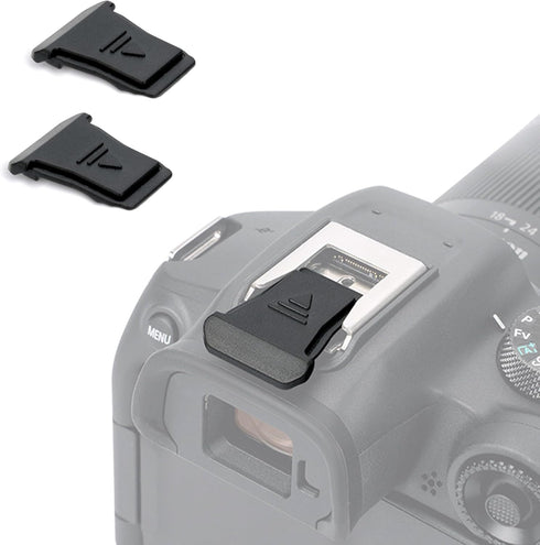 JJC 2Pack Hot Shoe Cover Cap Protector for Canon EOS R50 R10 R8 R7 R6 Mark II R5C R3, Replaces Canon ER-SC2 Cover