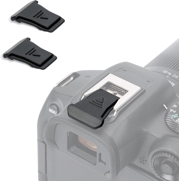 JJC 2Pack Hot Shoe Cover Cap Protector for Canon EOS R50 R10 R8 R7 R6 Mark II R5C R3, Replaces Canon ER-SC2 Cover