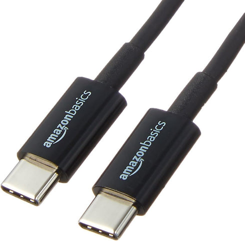 Amazon Basics USB-C to USB-C 2.0 Fast Charger Cable, 480Mbps Speed, USB-IF Certified for Apple iPhone 15, iPad, Samsung