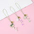 3pcs Cherry Blossom Daisy Flower Phone Charm, Handmade Mobile Phone Pendant, Cute Anti-lost Strap for Women