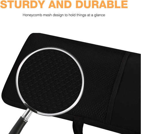 Portable Shockproof Water and Dustproof Neoprene Case for Keyboard and Mouse, for Logitech MK540 Advanced Combo (Black)