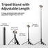 Joyful Energy 72 Inch Joyful Tripod Stand and Selfie Stick Expandable Phone Tripod Stand with Remote Control and Cool