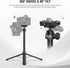 NEEWER 59" TS04 Basics Selfie Stick Tripod Compatible with iPhone DLSR Canon Sony Camera, Small Metal Portable Travel