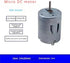 CSCPEXCZ 3V6V12V 130/280/365/385/775 775 DC Motor DIY high-Speed Small Motor for Vehicle and Boat Model Toys (Size :