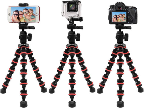 Phone Tripod: Linkcool Octopus Tripod with Wireless Remote for iPhone, Cell Phone, Camera, Travel