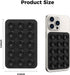 AHASTYLE Silicone Suction Phone Case Stand for iPhone 15/14/13/12 Series, Magnetic Suction Cup Mount for TikTok Videos